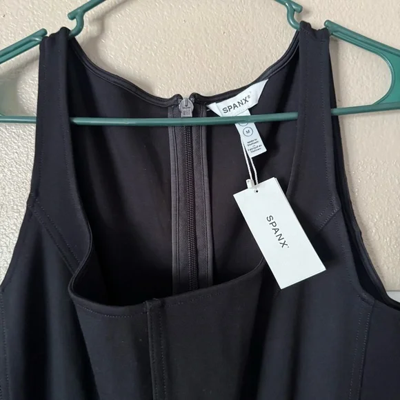 Spanx NEW Ponte Corset Jumpsuit Black - Picture 4 of 6